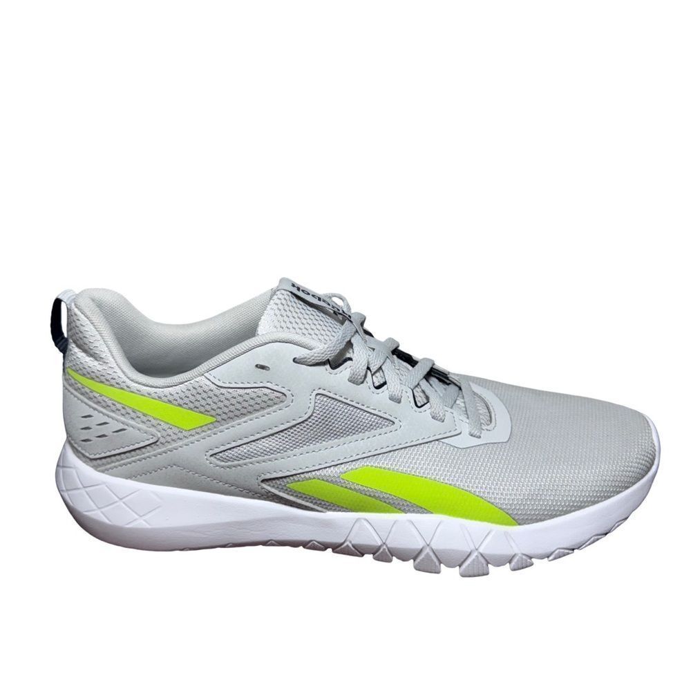 Reebok Men's Gray and Neon Green Running Shoes size 9